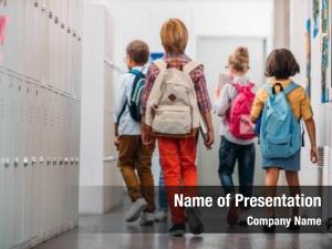 School Students PowerPoint Template