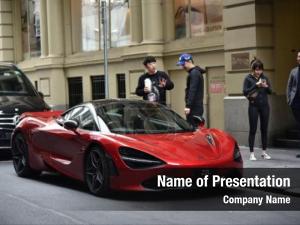 Red Supercar PowerPoint Template