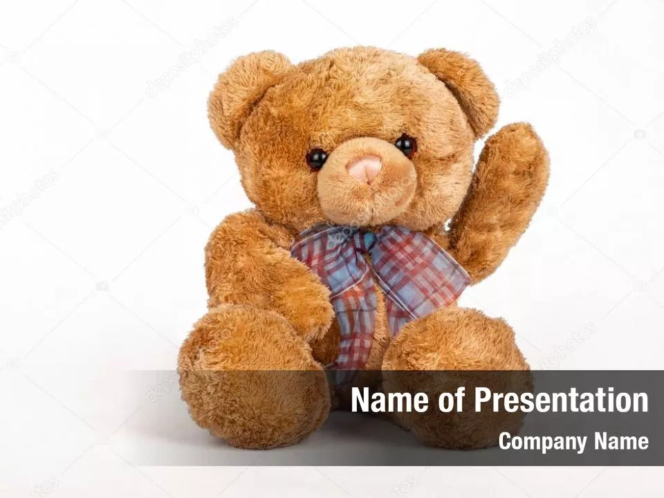 Teddy Bear On A White Background