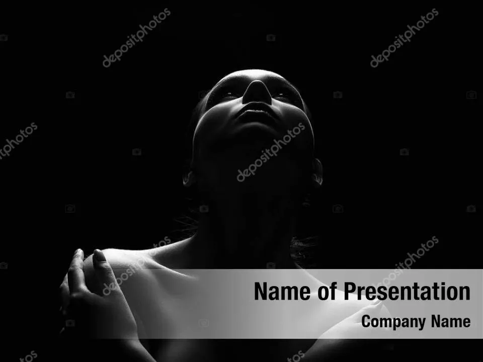 Silhouette Of Naked Girl