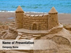 Sand Castle PowerPoint Template