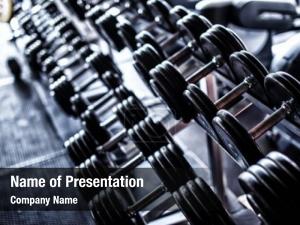 A Set Of Weights PowerPoint Template