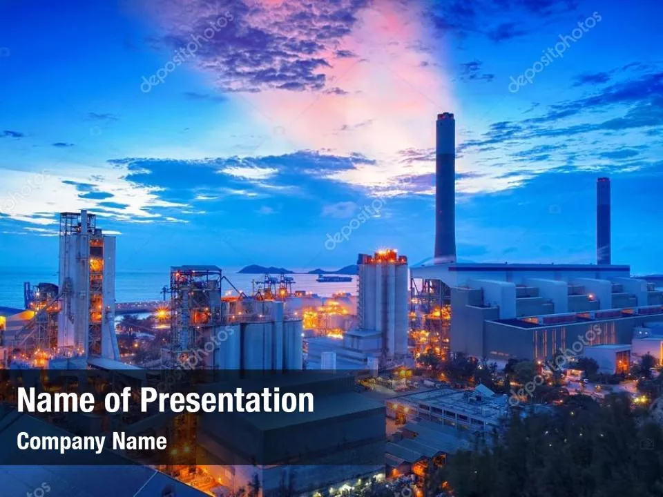 Power Power Plant PowerPoint Template Power Power Plant PowerPoint 