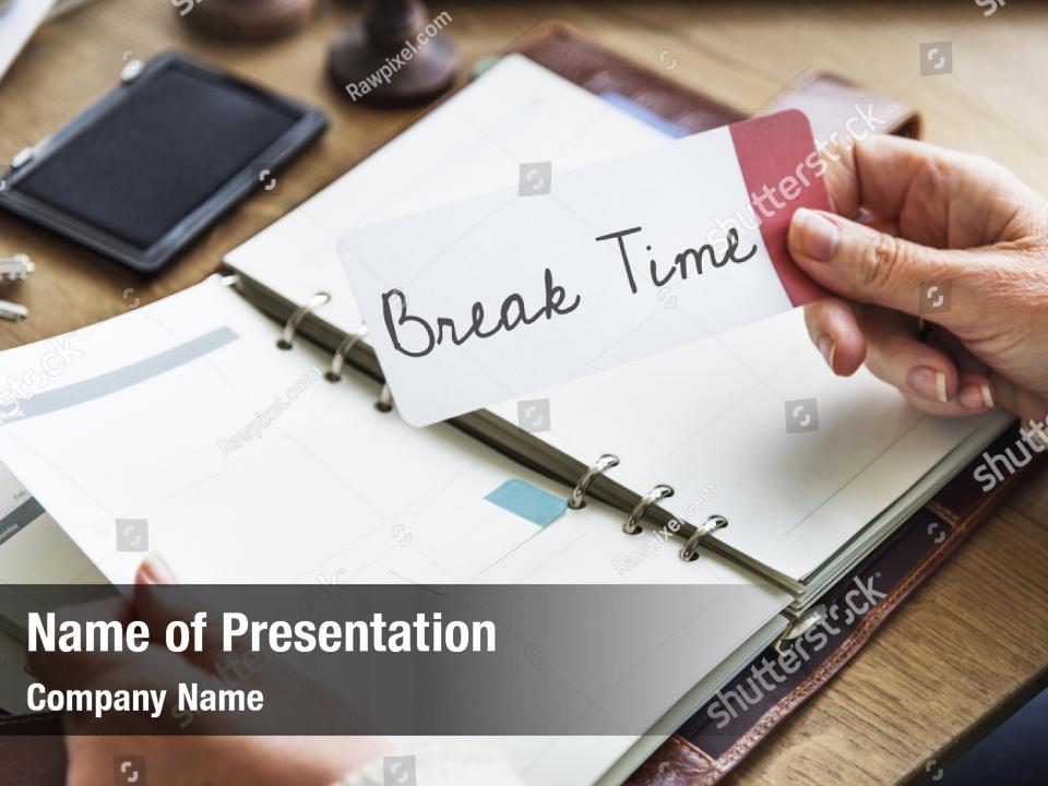 Relaxation break time relaxation PowerPoint Template - Relaxation break 