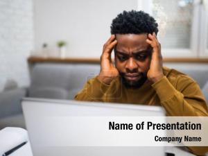 Headache From The Problems PowerPoint Template