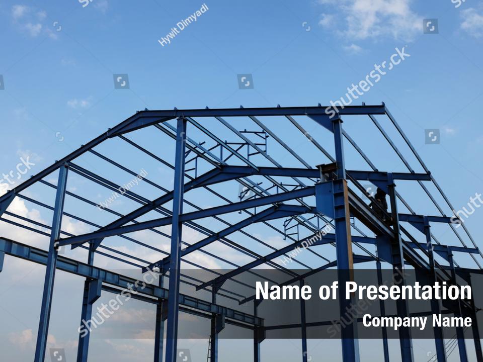 Structure Roof Structural Steel Powerpoint Template Structure Roof