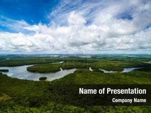 Top View of Amazon rainforest, Brazil