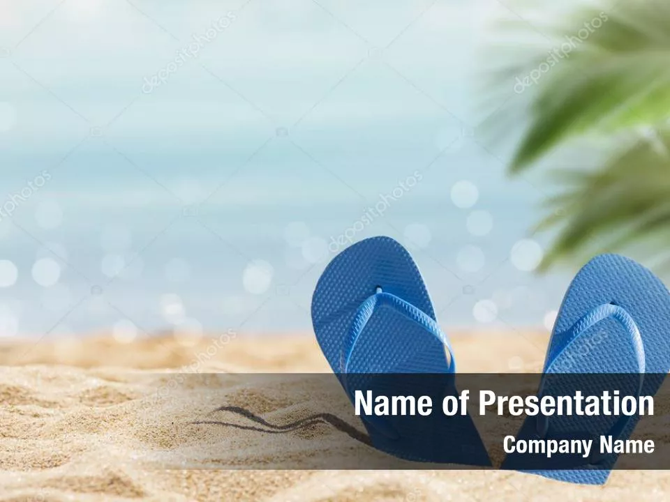 Slippers On The Sand