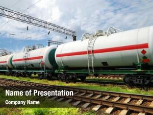 Transportation tank cars with oil