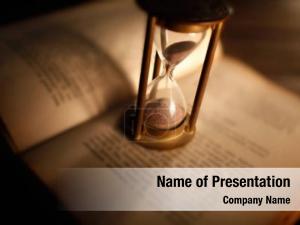 Ancient Hourglass PowerPoint Template