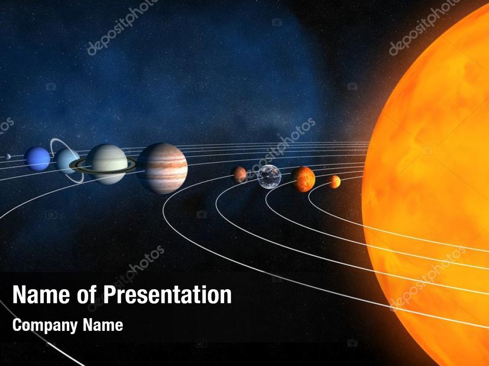 solar system background for powerpoint