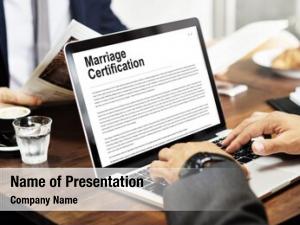 Marriage Certification Wedding Ceremony Love Concept