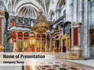 Greek Chapel of the Church of Holy Sepulchre in Jerusalem, Israel