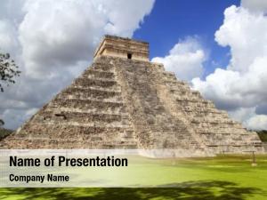 Chichen Itza Mayan Pyramid PowerPoint Template