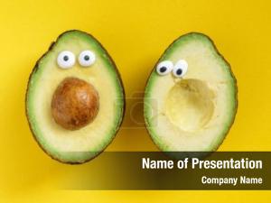 Funny avocado-