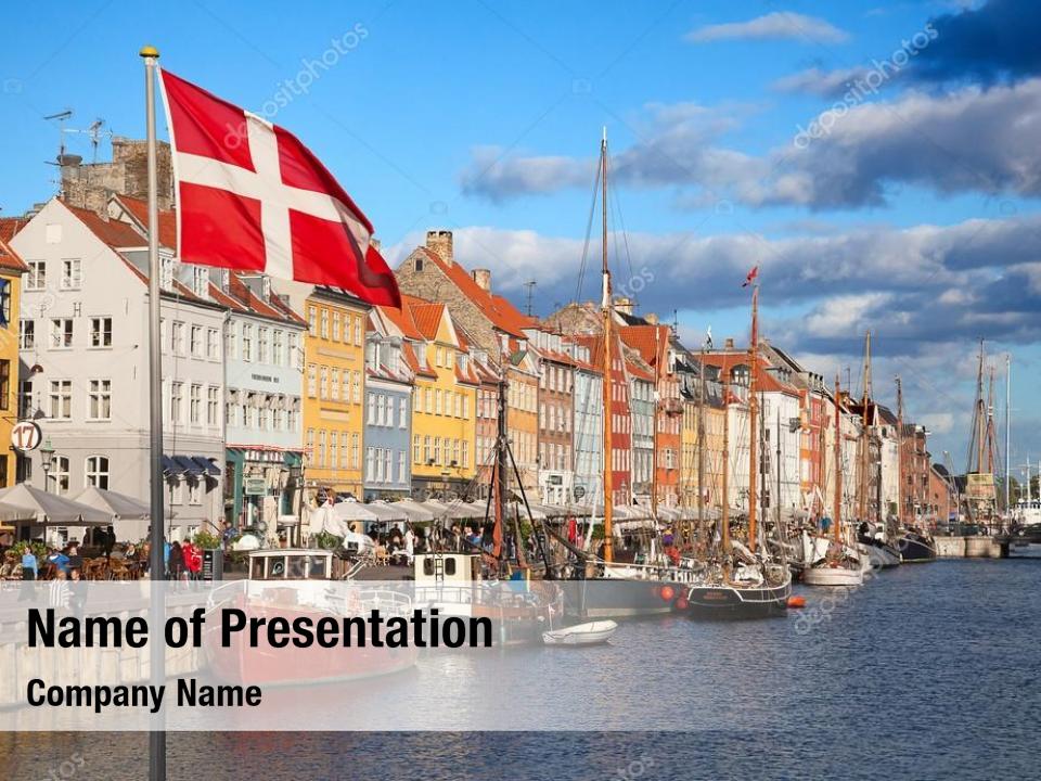 Copenhagen (Nyhavn district) in a sunny summer day