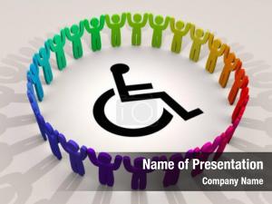 Wheelchair Disabled Person Symbol Disability People Support Grou