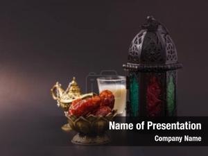 Fasting ramadan kareem food concept,