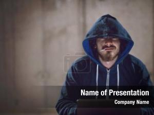 Laptop hacker using steal identity