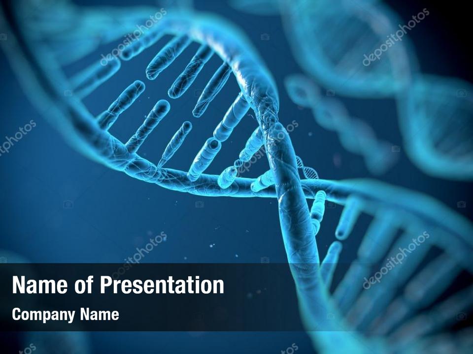 Chromosome atom structure molecule PowerPoint Template - Chromosome ...