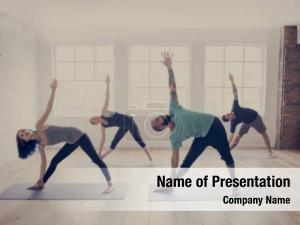 Exercise yoga practice class concept