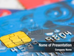 Card closeup credit gold chip
