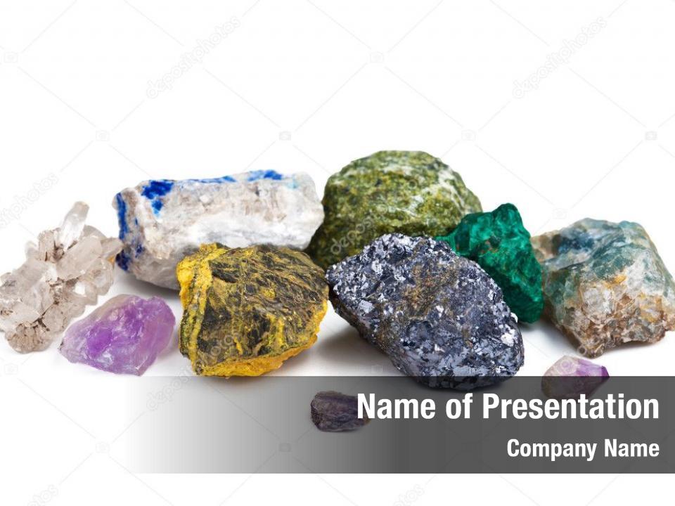 Collection of minerals 