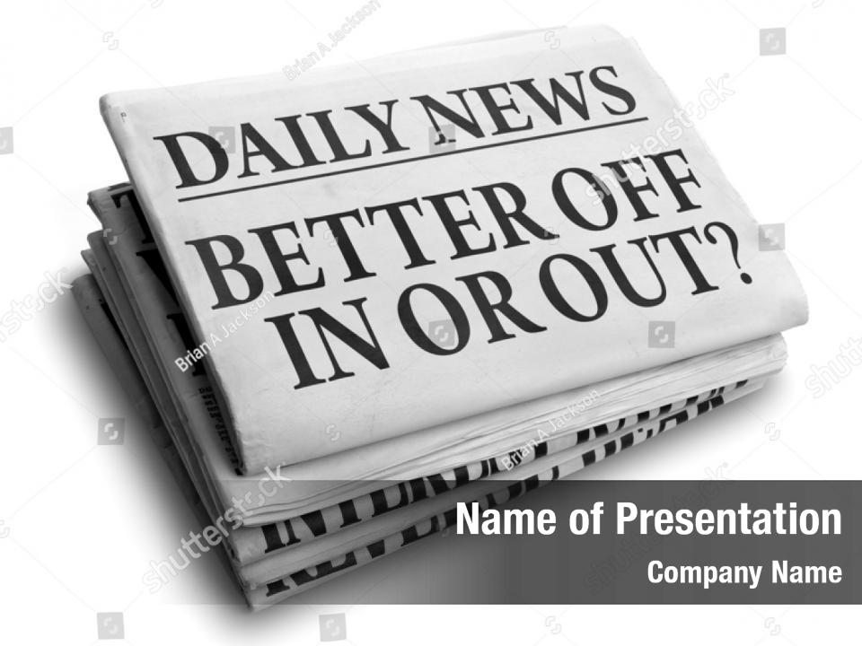 Newspaper Politics Concept Headline International Powerpoint Template Newspaper Politics Concept Headline International Powerpoint Background