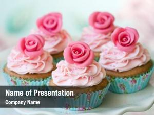 background powerpoint cupcake