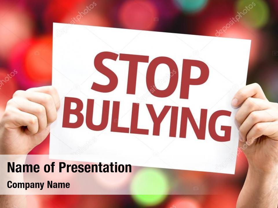 bullying powerpoint presentation