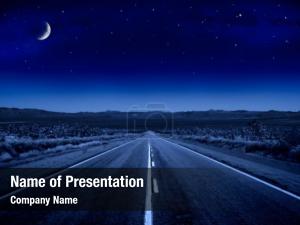 Blue Night PowerPoint Template