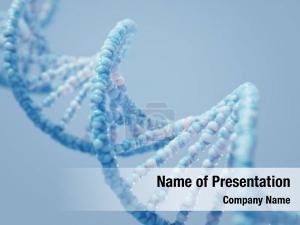 Gene dna helix, molecule spiral PowerPoint Template