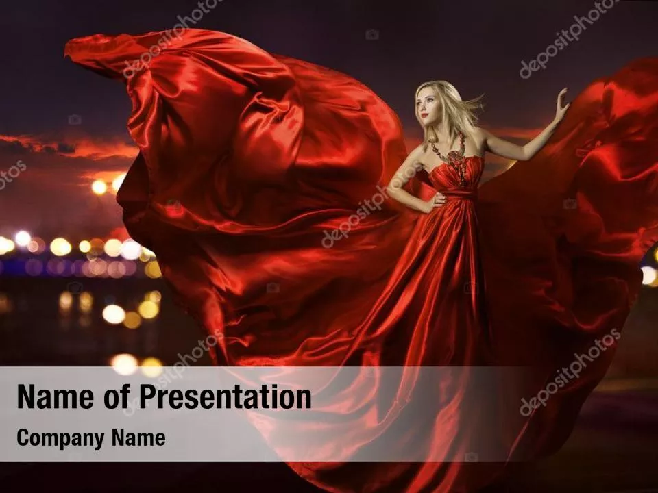 Red Dress Fashion Girl