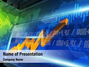 Market abstract stock chart glassy