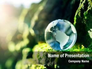 Nature glass globe concept environment
