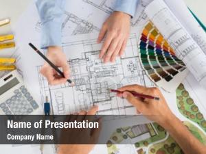Architect on Work PowerPoint Template