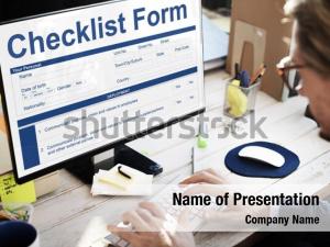 Information application checklist form