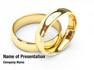 Wedding two golden rings, wedding