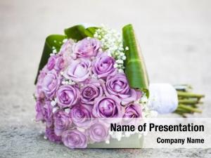 Pink wedding bouquet roses 