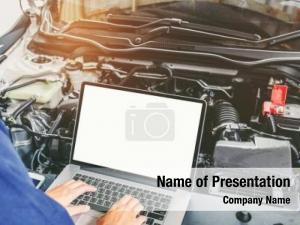 Inspection professional car mechanic