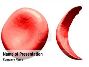 Cell scientific sickle blood cell PowerPoint Template