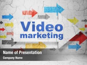 Arrow business concept: video marketing