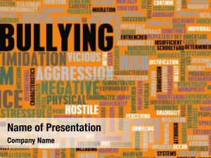 Problem bullying social children  PowerPoint Template