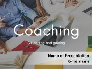 Instructor coaching educating management concept