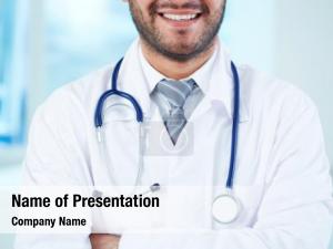 Smiling Physician PowerPoint Template