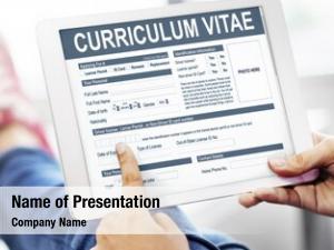 Resume curriculum vitae job application