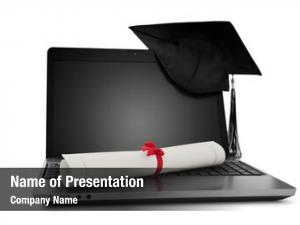Diploma and laptop 