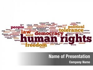 Wordcloud background concept human rights