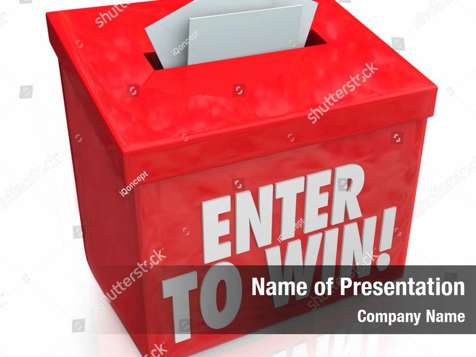 Lucky draw PowerPoint Template - Lucky draw PowerPoint Background