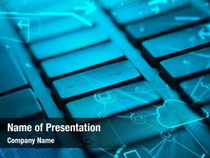 Computer Multimedia Keyboard PowerPoint Templates - Computer Multimedia ...